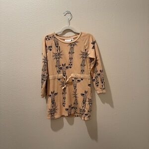 RARE 5T Mini Rodini Totem LS Sweat Dress
